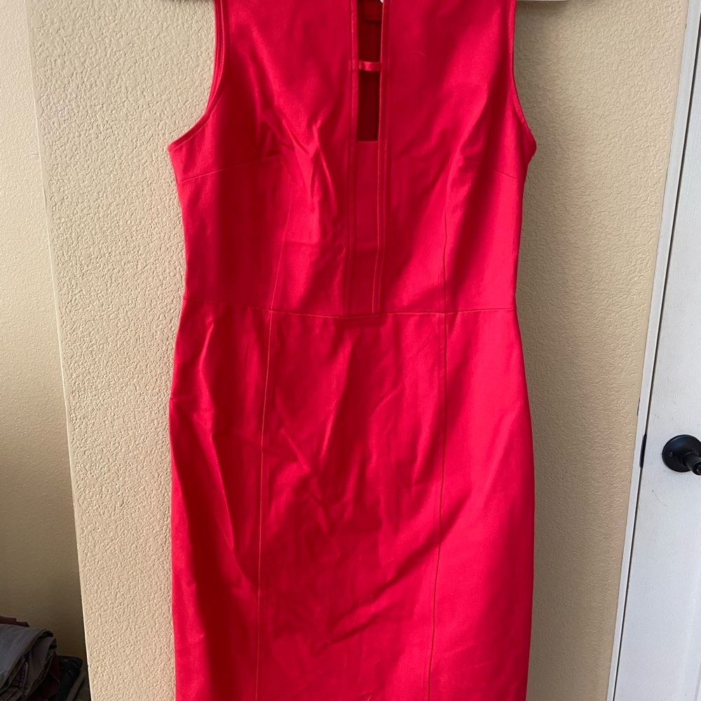 Banana Republic Elegant Red Sleeveless Dress